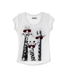 Camiseta Estampa Girafa